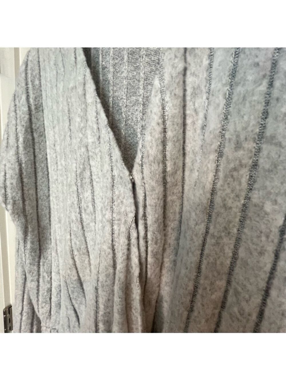 Silver Mist Ribbed Drawstring Jumpsuit - Picture 6 of 11